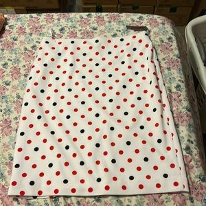 NWT Nine West polka dot pencil skirt size 8